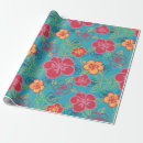 Search for hawaiian hibiscus wrapping paper Flowers