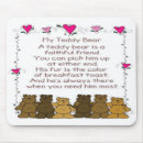 Search for bear with heart mouse mats Background