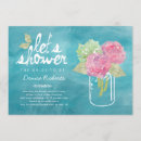 Search for hydrangea engagement party invitations Watercolor