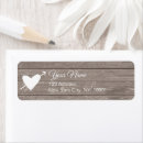 Search for weathered wood return address labels Bride