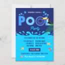 Search for teen adult pool party invitations Tropical