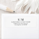 Search for couple return address labels Typography