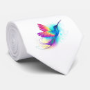 Search for flying bird ties Hummingbird