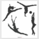 Search for silhouette gymnast stickers Woman