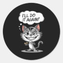 Search for round cat stickers Cute