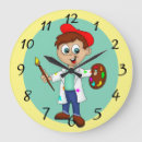 Search for artist palette clocks Brush