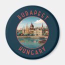 Search for budapest magnets Retro vintage travel