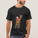 Search for giraffe christmas tshirts Xmas