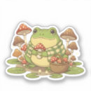 Search for mushroom illustration stickers Cottagecore