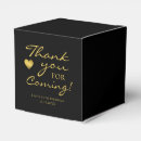 Search for black and gold favour boxes Thank you