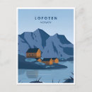 Search for norway vintage travel postcards Watercolor