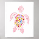 Search for sea turtle posters baby kids Under the sea