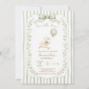 Search for green 1st birthday invitations Silly goose