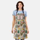 Search for watercolor fern aprons Botanical
