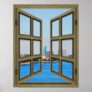Search for window view posters Trompe l'oeil