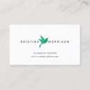 Search for hummingbird business cards Nature