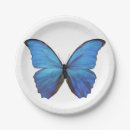 Search for butterfly paper plates Blue