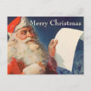 Search for naughty nice postcards Santa claus