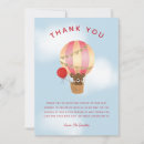 Search for hot air balloon thank you cards Girl