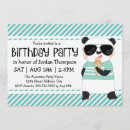 Search for panda birthday invitations Boy