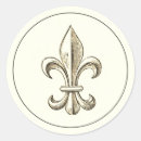 Search for elegant fleur de lis stickers Vintage