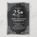 Search for marriage anniversary invitations Silver