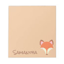 Search for fox notepads Kawaii