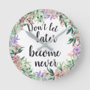 Search for pretty clocks Floral