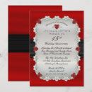 Search for 15th wedding anniversary invitations Red