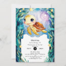 Search for underwater birthday invitations Whimsical