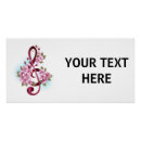 Search for treble clef posters Pink