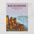 Search for blue mountains australia postcards Three sisters