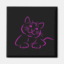 Search for pink cats magnets Kitty