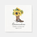 Search for sunflower napkins Country