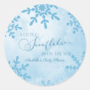 Search for winter wonderland baby shower stickers Boy