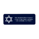 Search for bar mitzvah return address labels Blue