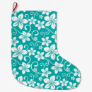 Search for teal blue christmas stockings Tropical