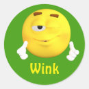 Search for wink stickers Emoticon