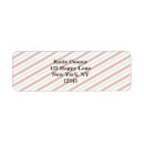 Search for peppermint candy return address labels Festive