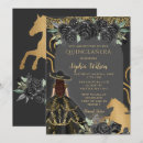 Search for floral horse invitations Gold