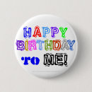 Search for happy birthday to me badges Party