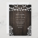 Search for wood and lace invitations Backyard