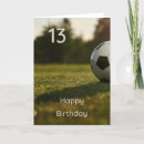 Search for soccer field birthday cards Team