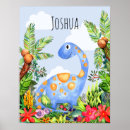 Search for dinosaur nursery posters Watercolor