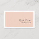 Search for peach business cards White