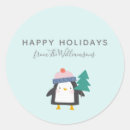 Search for cute christmas penguin stickers Animal