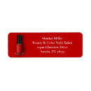 Search for nail return address labels Manicurist