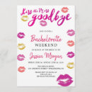 Search for kiss the miss goodbye invitations Itinerary