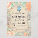 Search for map baby shower invitations Welcome to the world