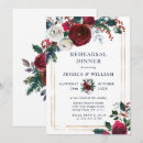Search for marsala rehearsal dinner invitations Country
